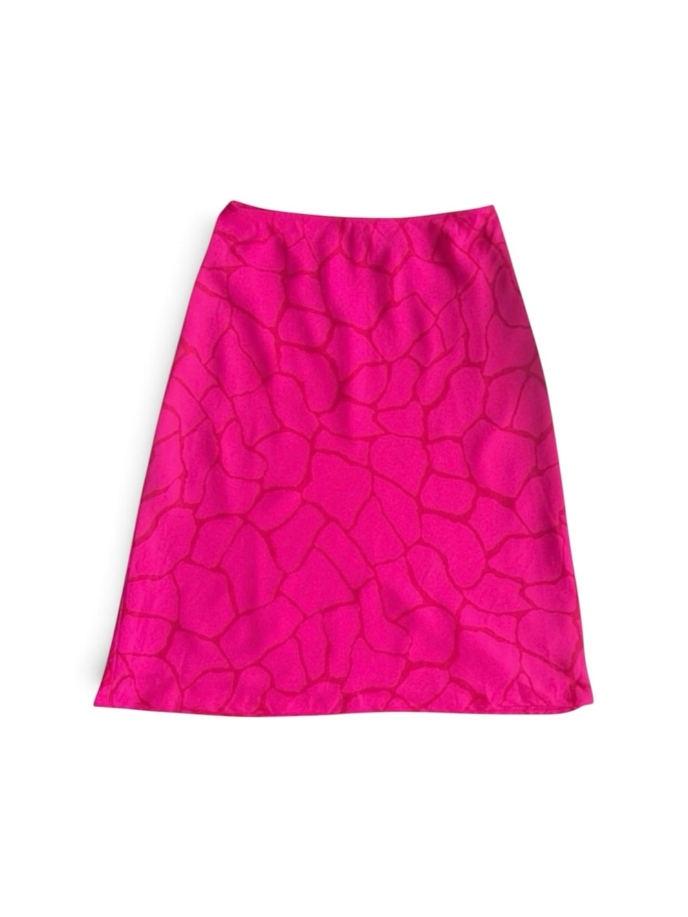 Y2K Express Giraffe Midi Slip Skirt